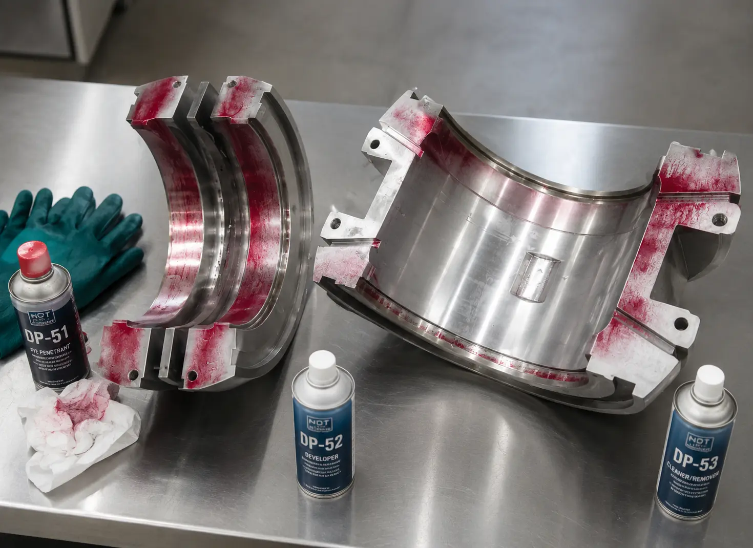 Non Destructive Testing and Dye Penetrant Inspection